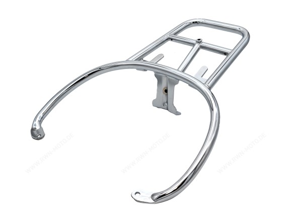 Vespa GTS Rear Luggage Rack, Chrome, for Vespa 32-Liter Top Case