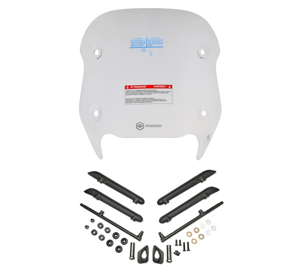 Flyscreen clear for Beverly HPE Original Piaggio