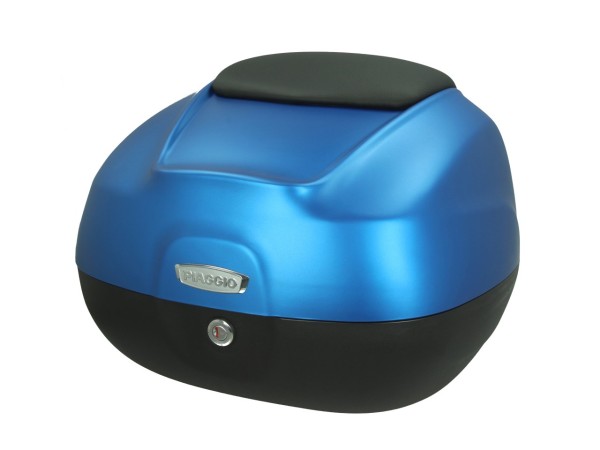 37L Top Case with Backrest for Piaggio Medley 125/150 (23-24) - Matte Line Blue 297/A