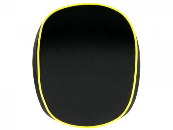 Original backrest for top case Vespa Elettrica giallo/yellow
