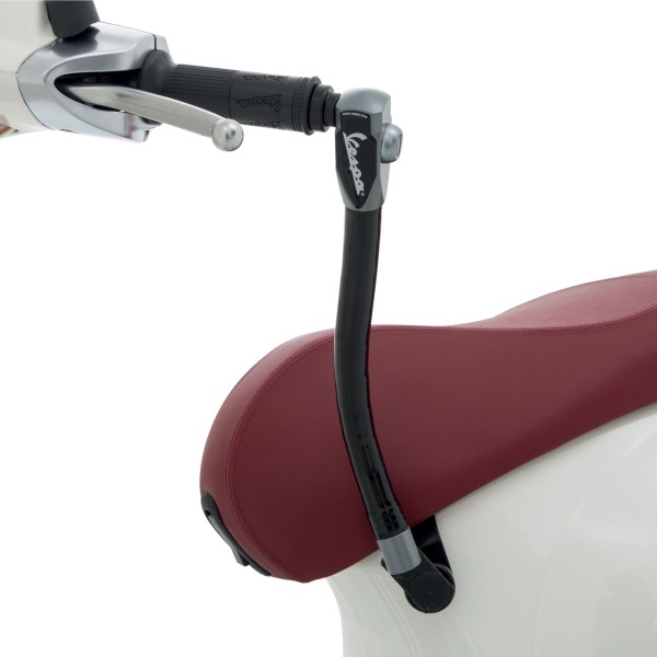 Original anti-theft device (seat - handlebar) reinforced for Vespa Primavera / Sprint / Elettrica